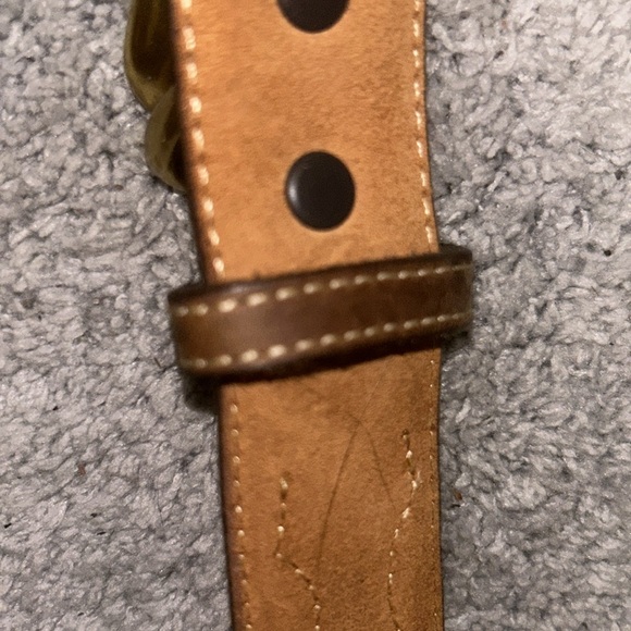 MUST SEE!!! Vintage Orvis Men’s brown leather braided trout belt 36 EUC - Picture 9 of 14